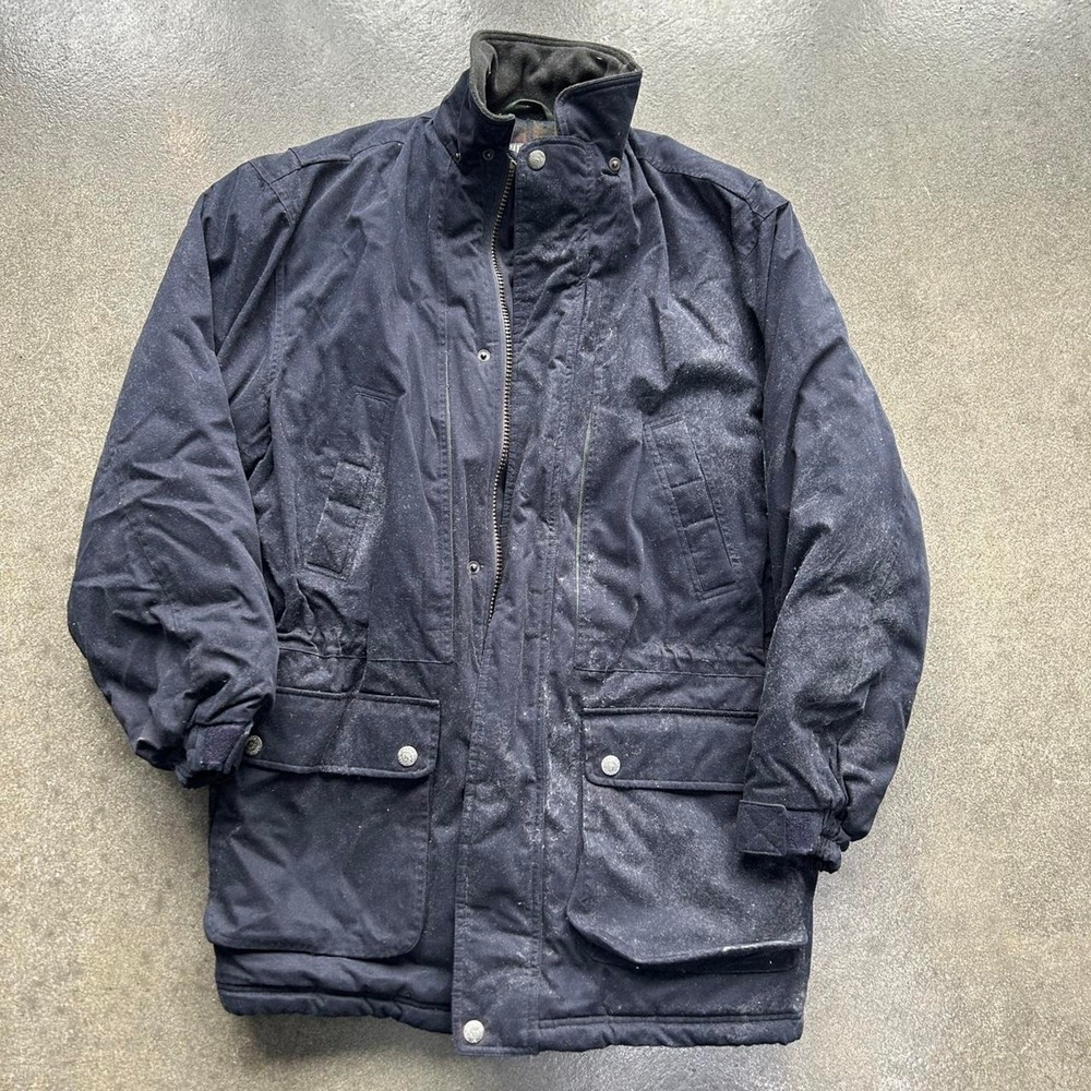Vintage Pacific Trail Navy Size Large Longline Thermal Coat